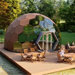 Resort glamping house hotel glass dome tent