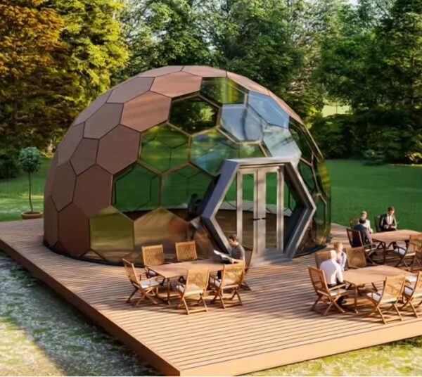 Resort glamping house hotel glass dome tent
