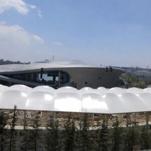 Urban Landscape Walkway Shade Membrane Structure