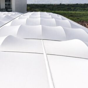 School Tennis Court Tensile Membrane Roof