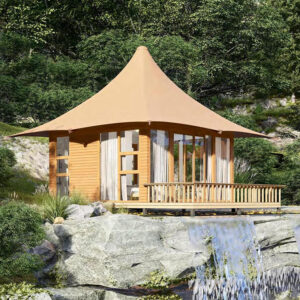 Luxury Safari Twin Peaks Resort Hotel Exhibition Tent